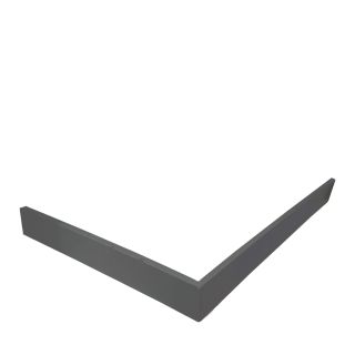 Экран для душевого поддона Veconi Pietra PS AG, 1200x900x30, гелькоут и стекловолокно, антрацитово-серый